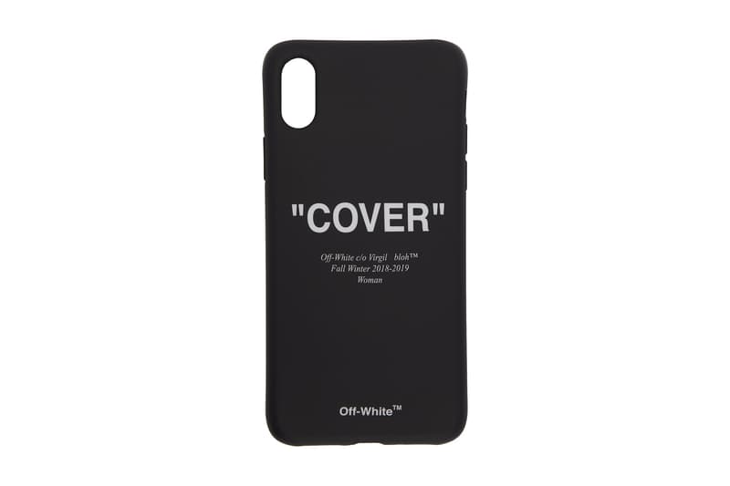 Off-White COVER iPhone X Case Black