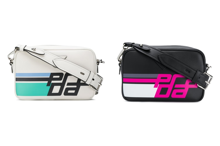 Prada's Latest Logo Print Camera Bags Are Inspired by the Early '00s