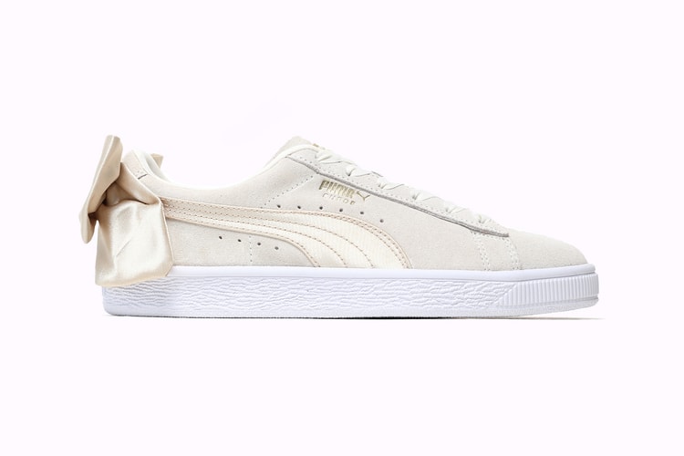 PUMA's Newest Suede Bow Sneaker Is Sweet as a "Marshmallow"