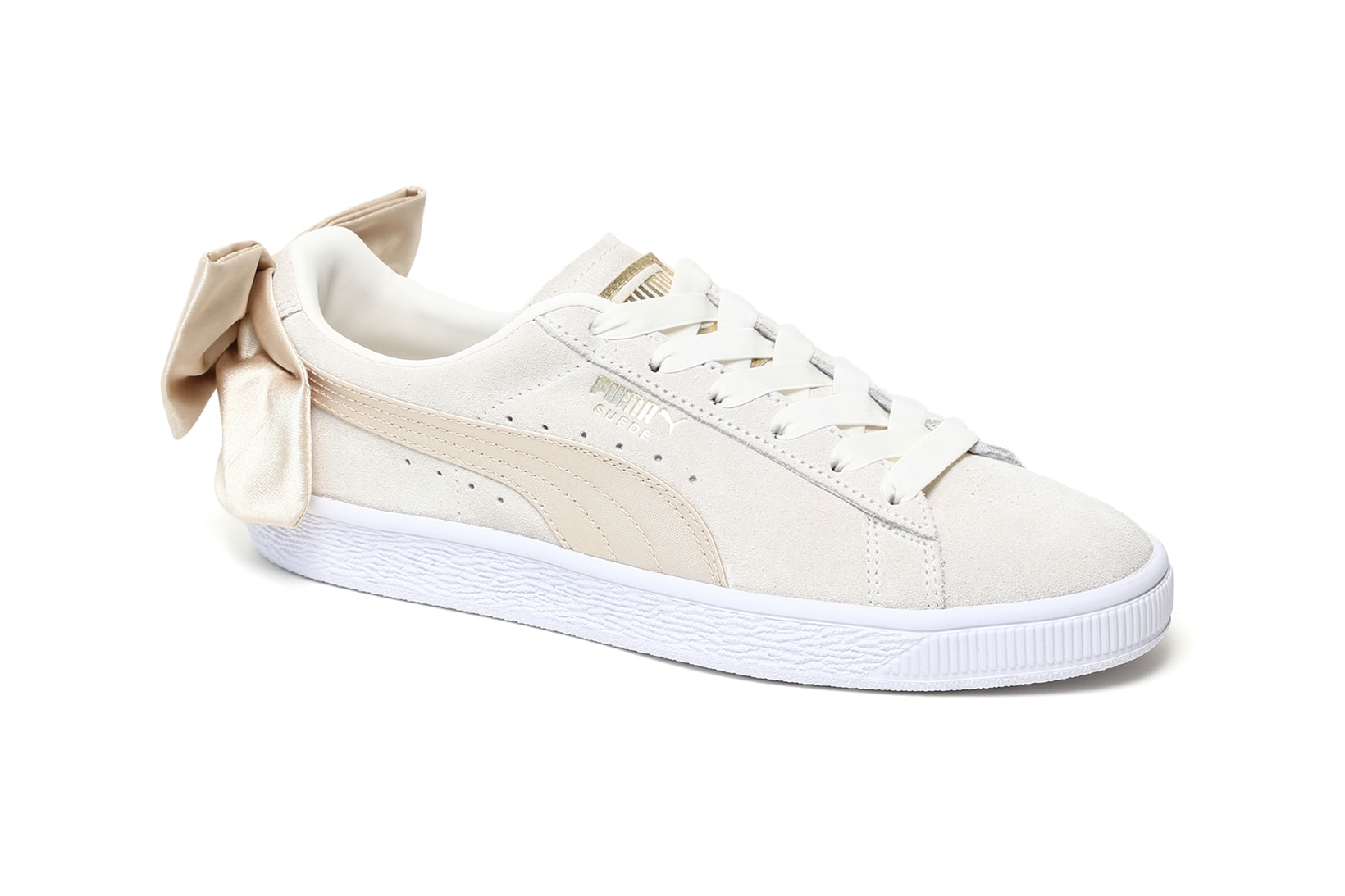 PUMA Suede Bow Varsity Marshmallow Women's Sneakers