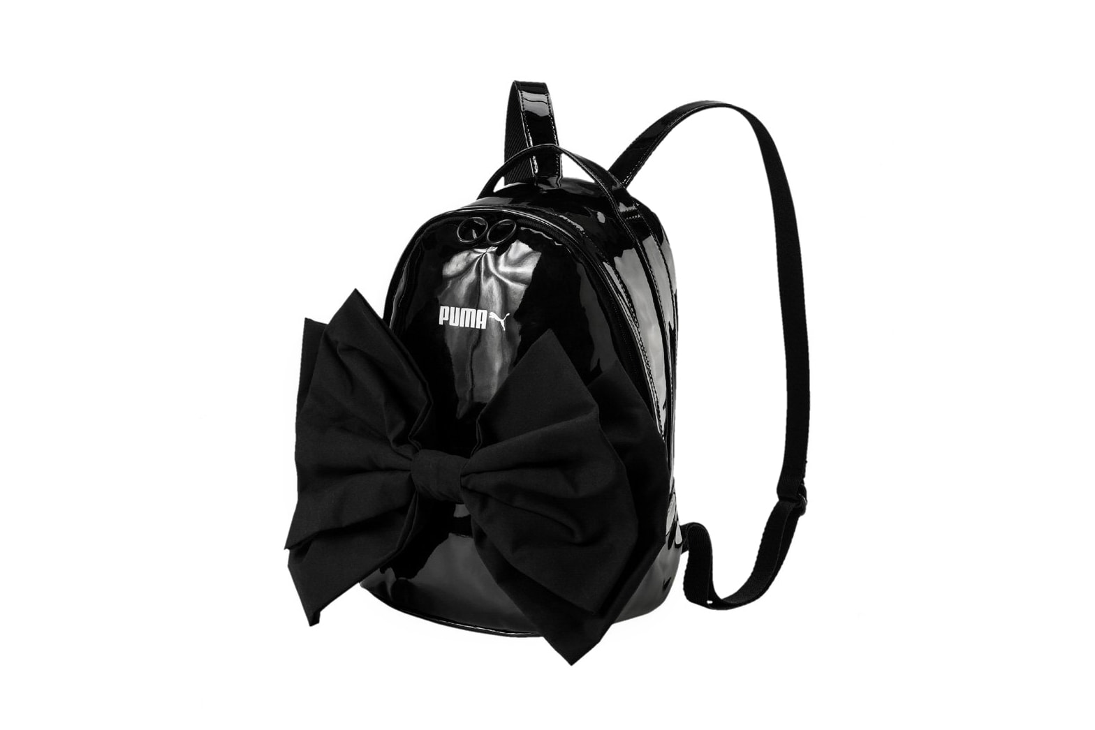 PUMA Bow Suede Backpack Black
