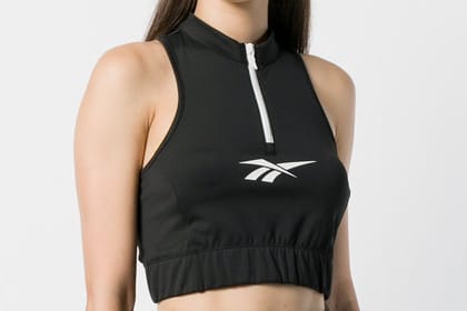 Reebok Just Dropped a Low-Key Logo Crop Top Perfect for Summer