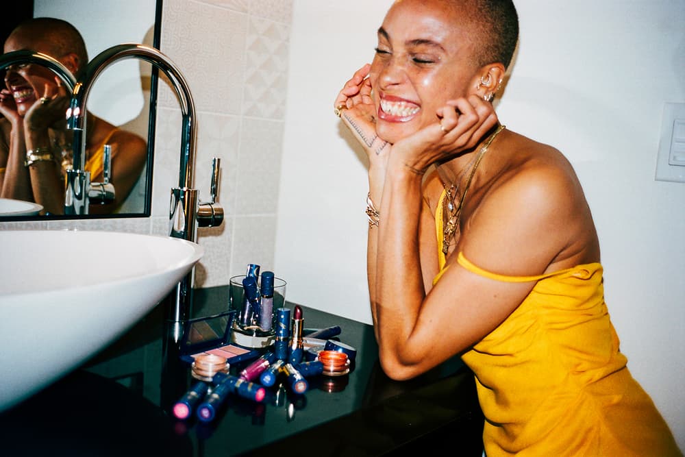 adwoa aboah model revlon ambassador shoot the moon makeup campaign