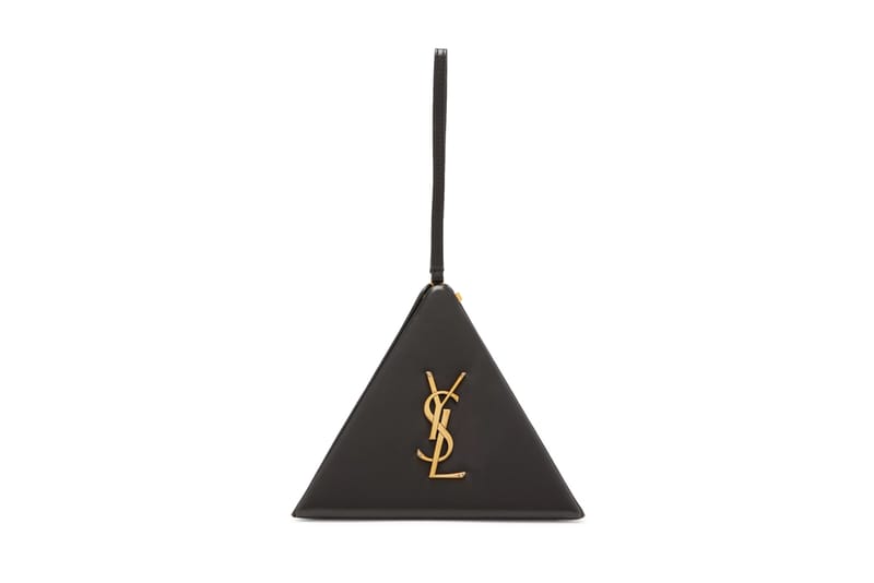 ysl triangle black bag