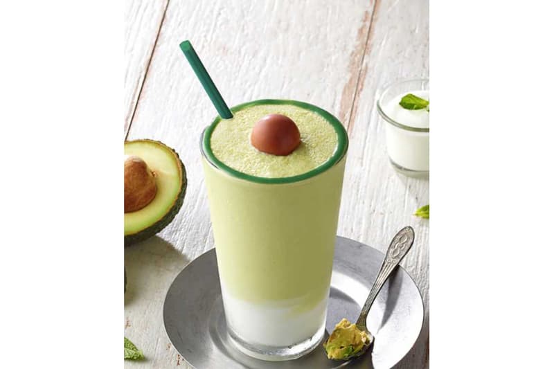 Starbucks Japan Korea Avocado Blended Frappuccino