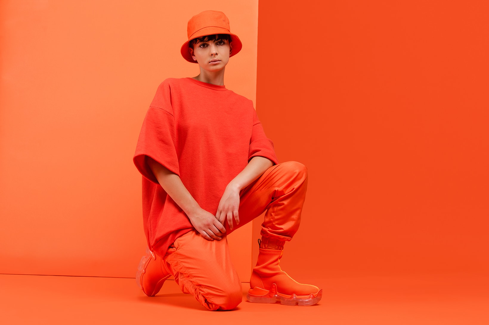SWEAR Air Revive Trigger Pop Colour Platform Sneaker Boots Neon Orange Powder Pink Royal Blue