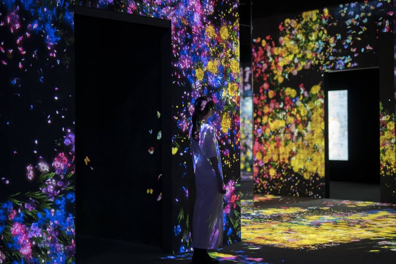 teamLab Borderless Digital Art Museum Installation Tokyo Japan Projection Butterflies