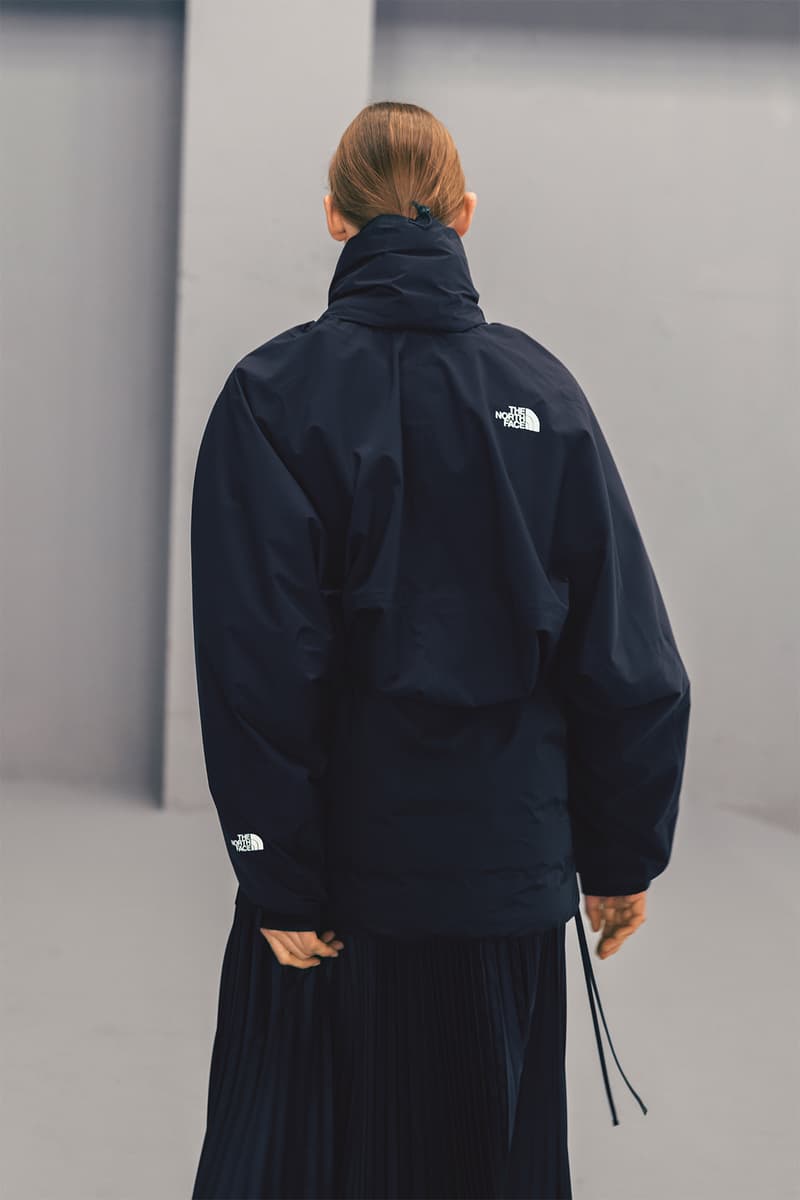 The North Face x HYKE Fall/Winter 2018 Lookbook Outerwear Jackets Puffers Silhouette Streetwear FW 18