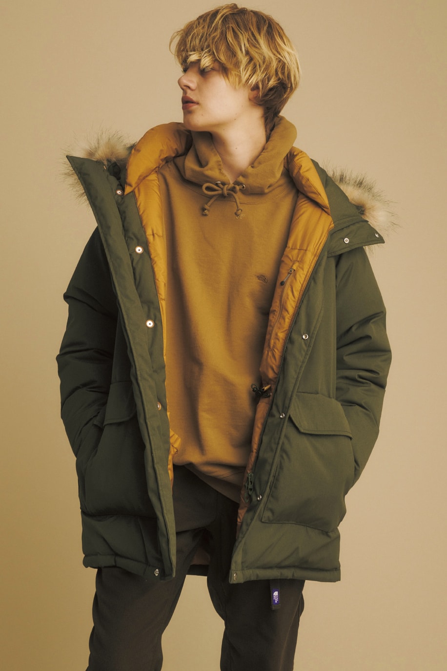 the north face purple label fall winter lookbook nanamica shearling parkas puffer jackets japanese fashion