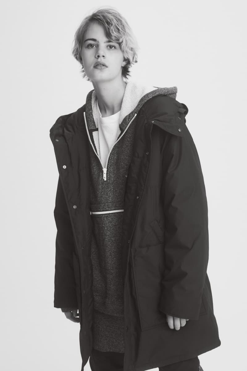 the north face purple label fall winter lookbook nanamica shearling parkas puffer jackets japanese fashion