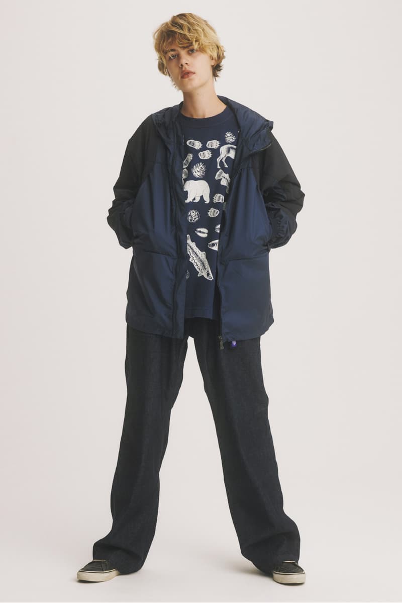 the north face purple label fall winter lookbook nanamica shearling parkas puffer jackets japanese fashion