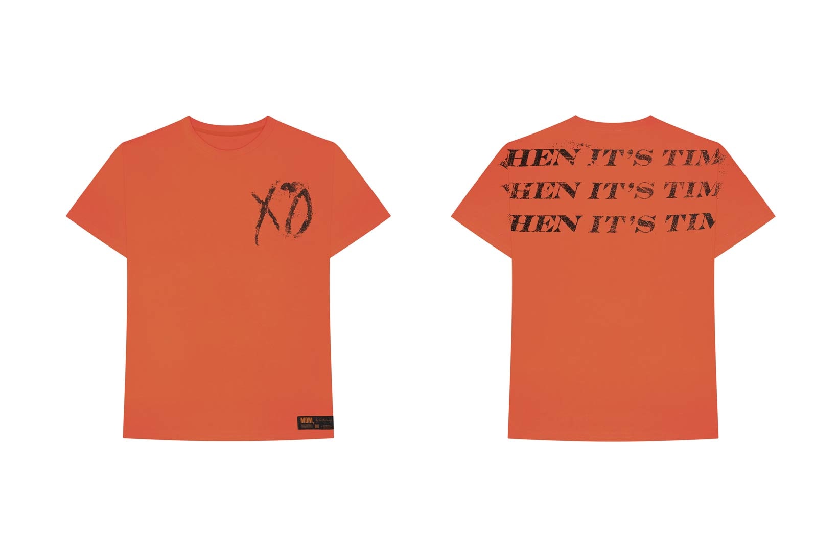 The Weeknd My Dear Melancholy Merch T Shirt Orange