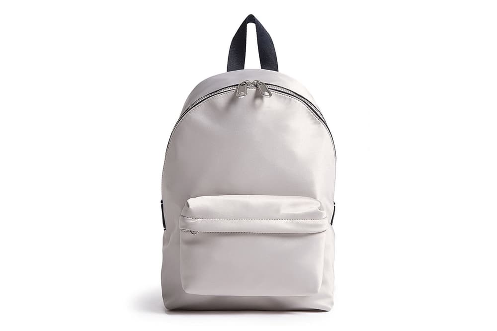 Tommy Jeans Logo Tape Satin Mini Backpack Rose Cloud pink Pumice Stone Grey