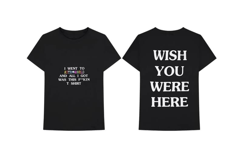 Travis Scott Astroworld T Shirt Black