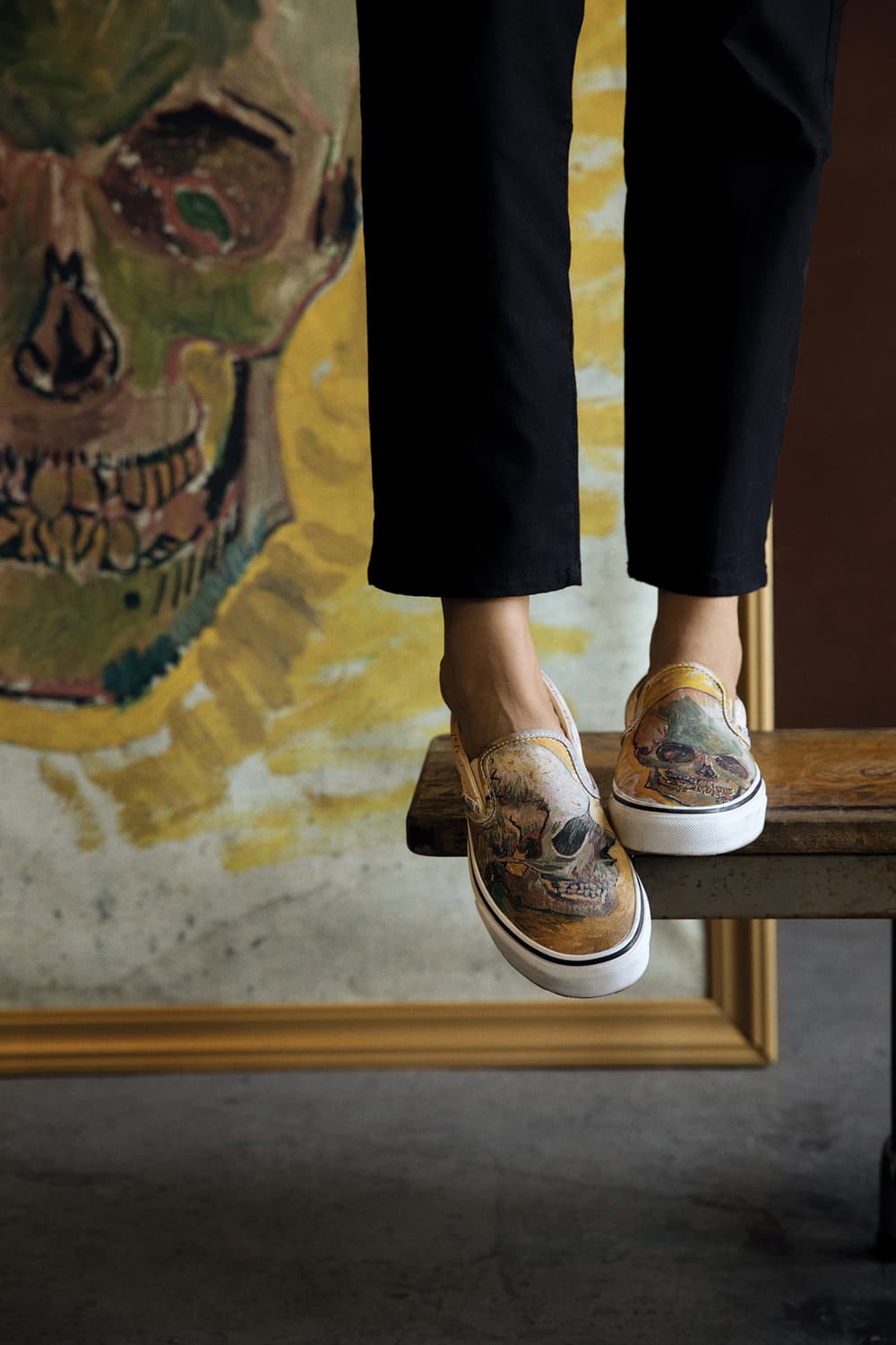 Vans the van gogh museum art history sk8-hi authentic sunflowers almond blossom self portrait