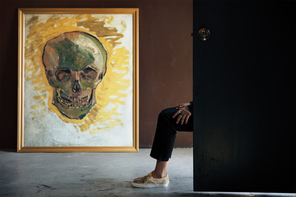 Vans the van gogh museum art history sk8-hi authentic sunflowers almond blossom self portrait