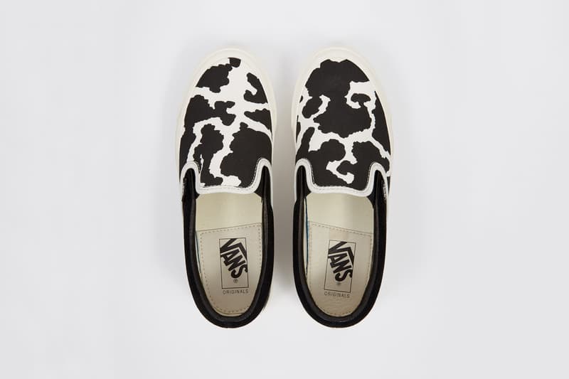 Vans Vault OG Classic Slip-On LX Cow Black White