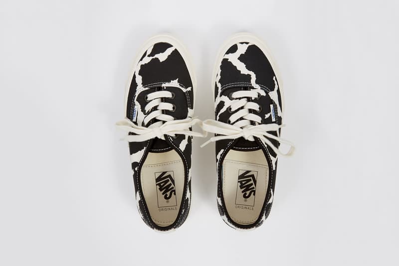 Vans Vault OG Authentic LX Cow Black White