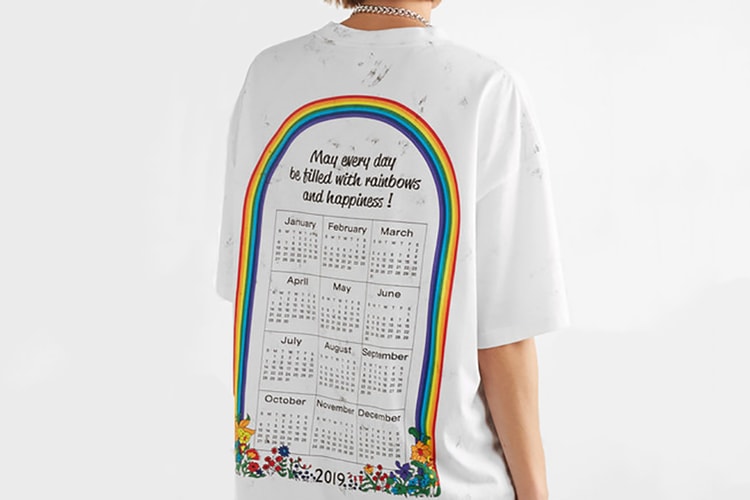 Save the Date With Vetements' Graphic 2019 Calendar T-Shirt