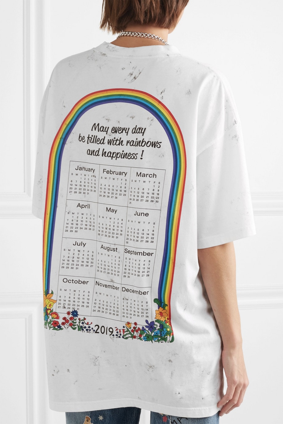 Vetements Good Luck Pig 2019 Calendar Graphic Unisex T-Shirt