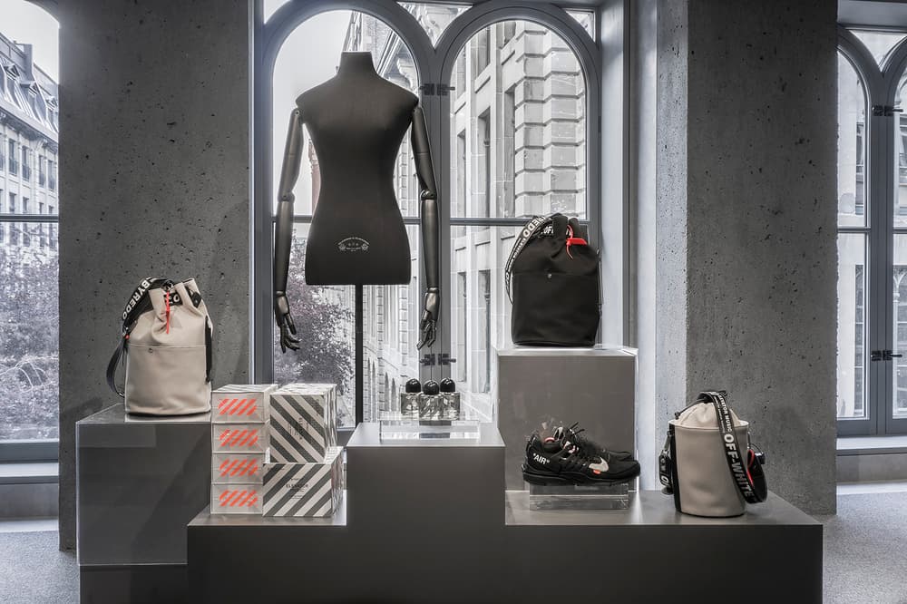 Virgil Abloh SSENSE Montreal CUTTING ROOM FLOOR Exhibition
