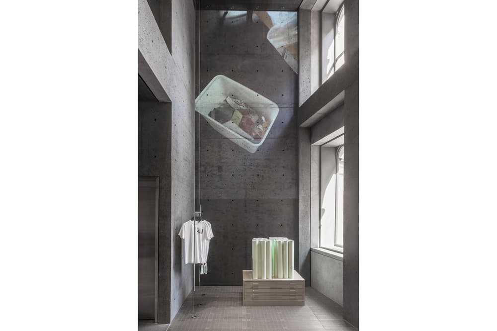 Virgil Abloh SSENSE Montreal CUTTING ROOM FLOOR Exhibition
