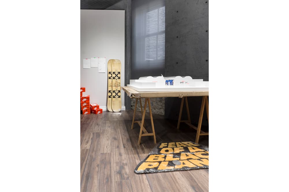 Virgil Abloh SSENSE Montreal CUTTING ROOM FLOOR Exhibition