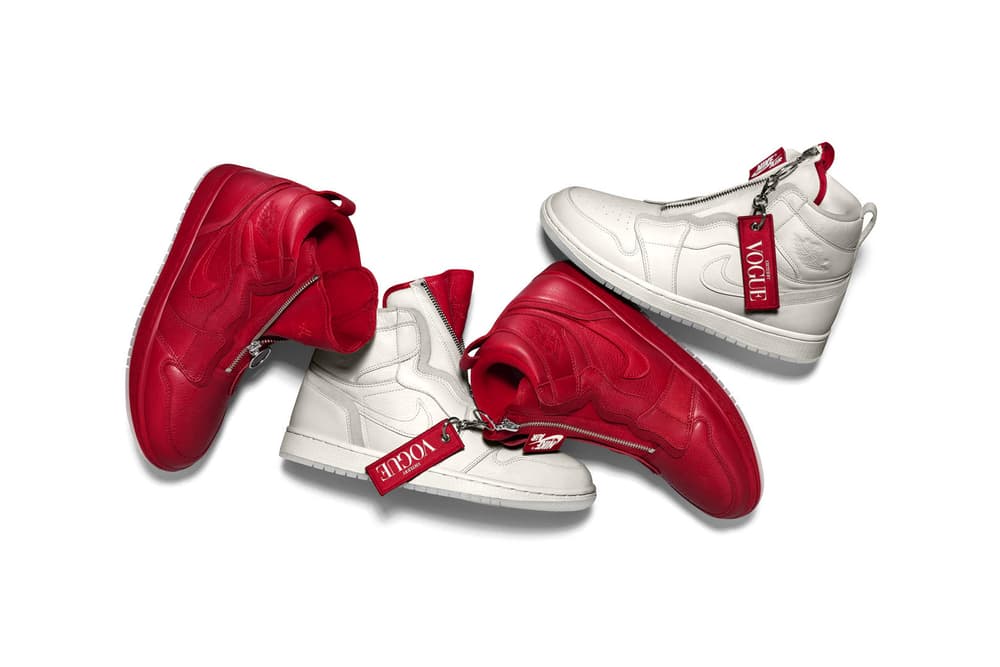 Air Jordan 1 High Zip AWOK University Red Sail