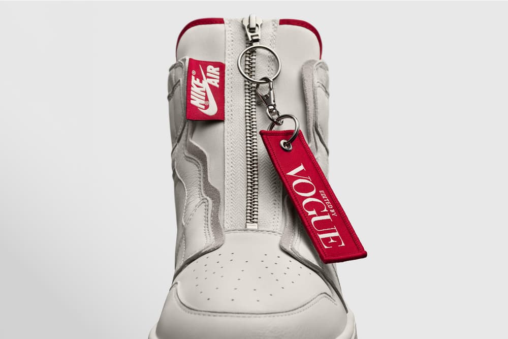 Vogue Anna Wintour Nike Air Jordan 1 Zip AWOK Sail
