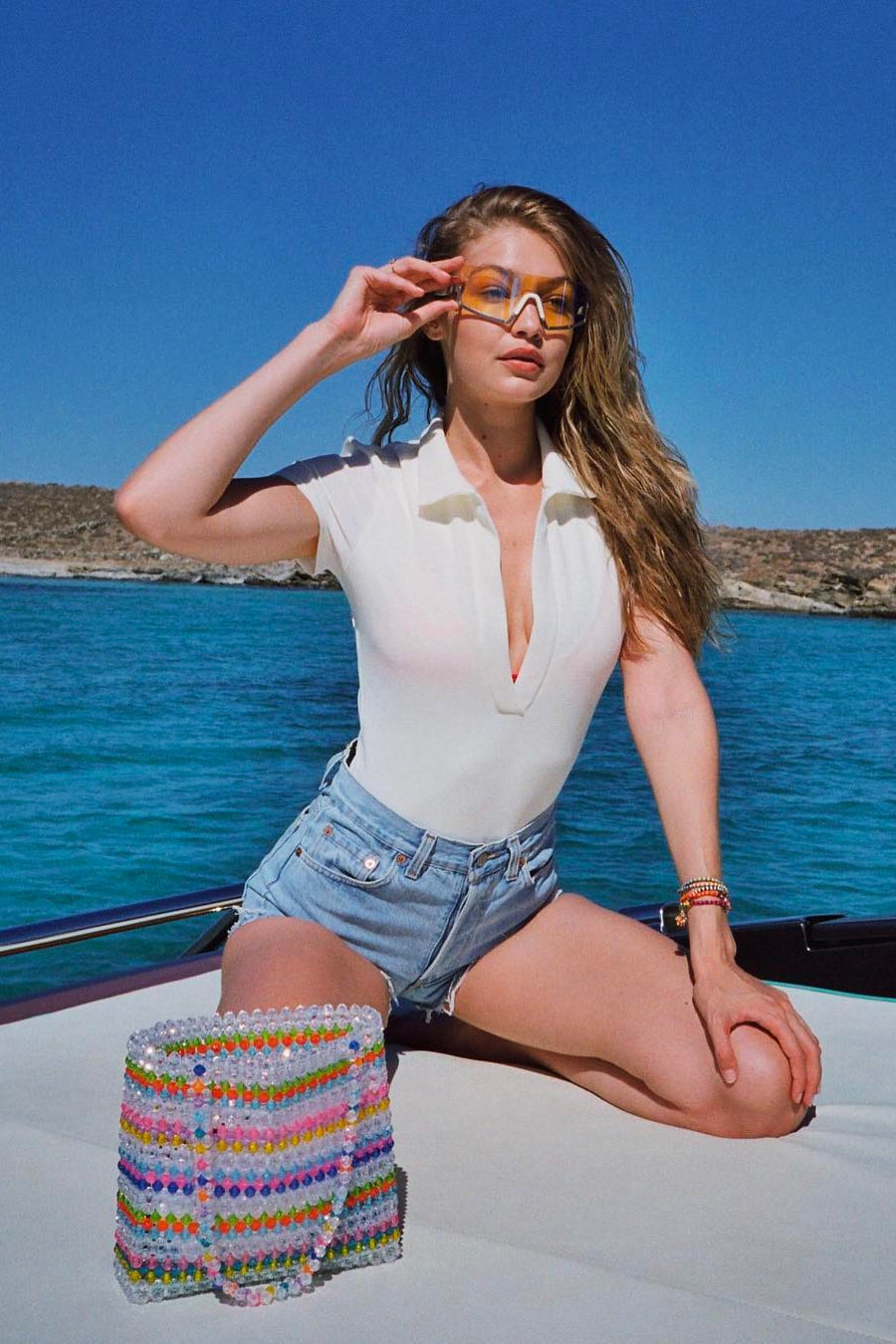 Westward Leaning Sport Sunglasses Gigi Hadid Summer Ocean Sea July 4th 2018