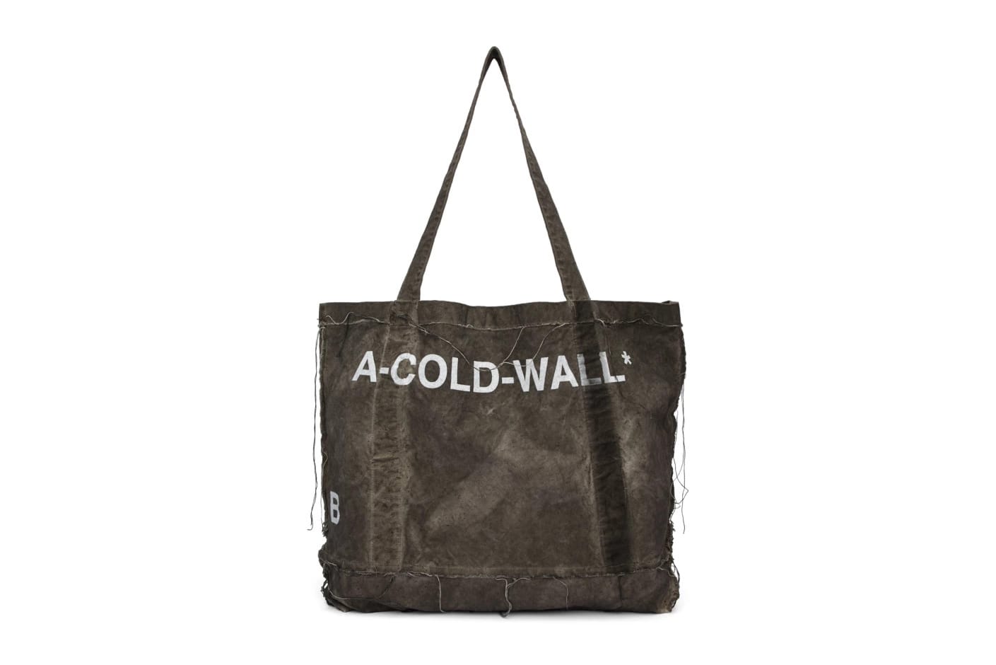 A-COLD-WALL* Black & White Grid Bag NEW