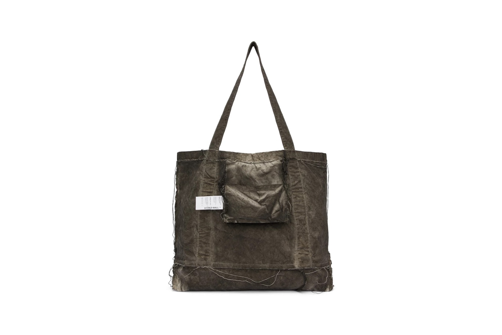 A Cold Wall Canvas Tote Slate Grey