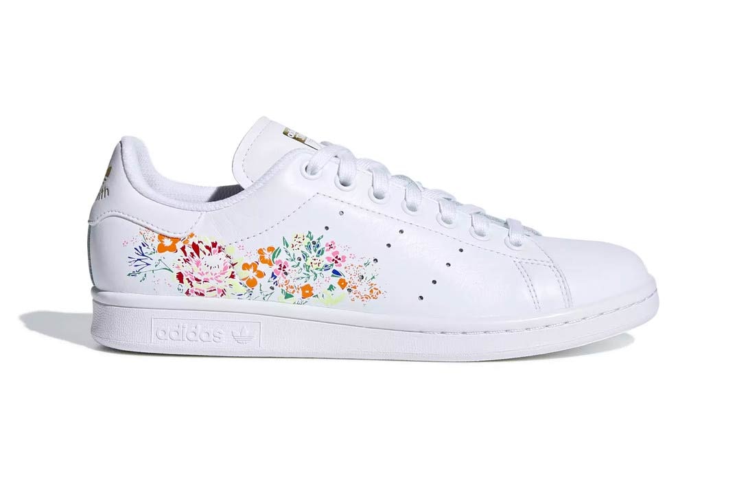adidas' Stan Smith in Floral Black and White