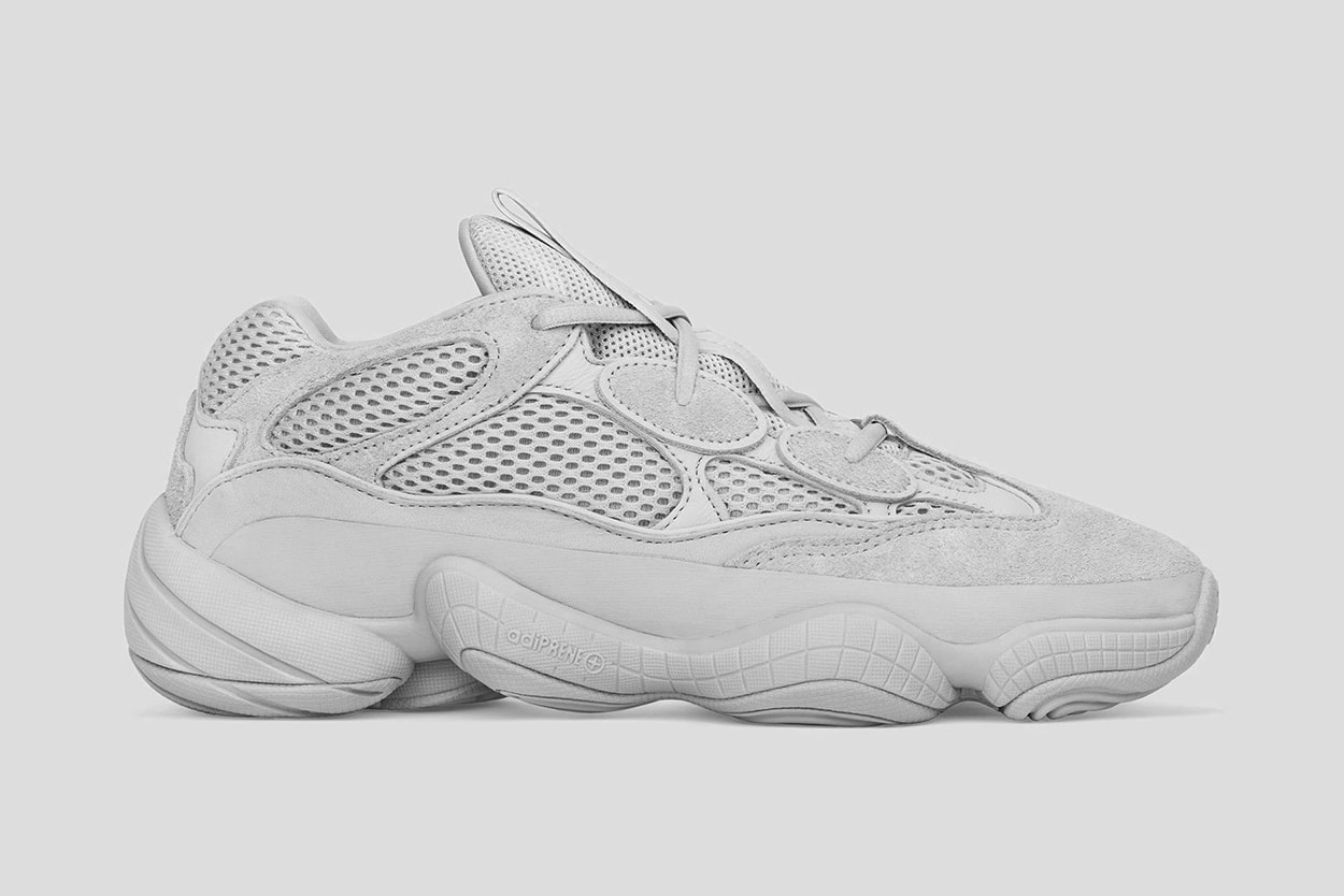 adidas YEEZY 500 Salt Release Date Grey Colorway Kanye West adidas Originals Fashion Sneaker Shoe