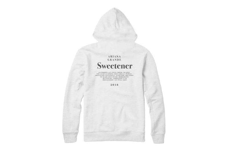 sweetener merch hoodie