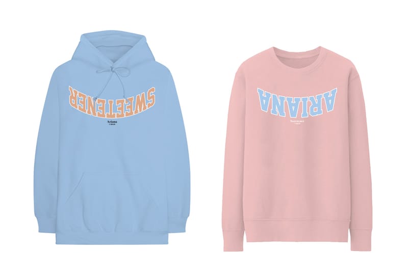 ariana grande sweetener sweatshirt blue