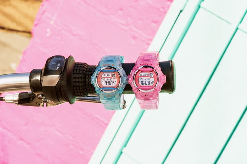 Baby-G Neo Retro Theme Series Light Pink Blue