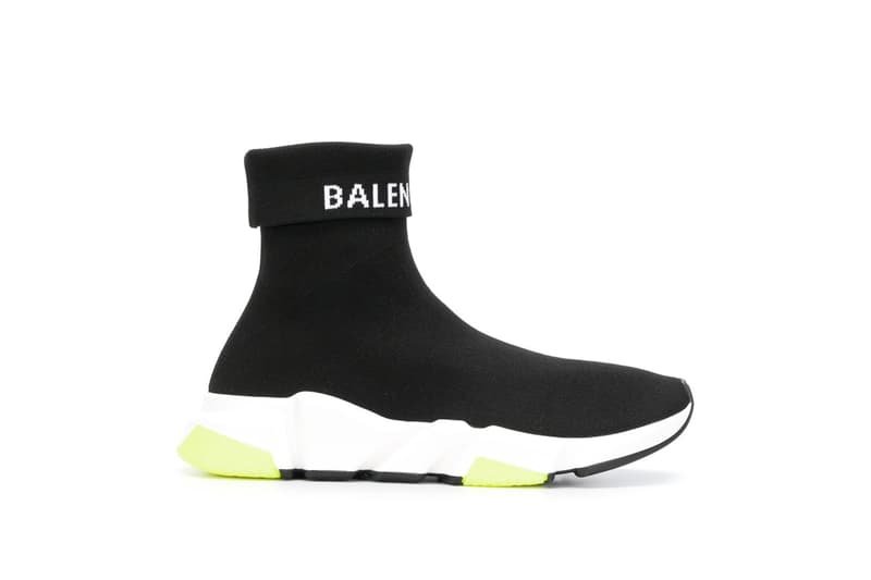 Balenciaga Speed Trainer Sock Boots Sneakers Logo Fold Demna Gvasalia Footwear Fall Winter