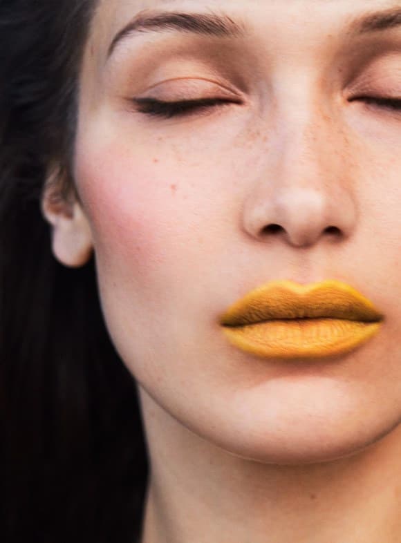 Bella Hadid Allure Magazine Interview Feature Editorial Makeup Dior Beauty Lipstick Natural Tips