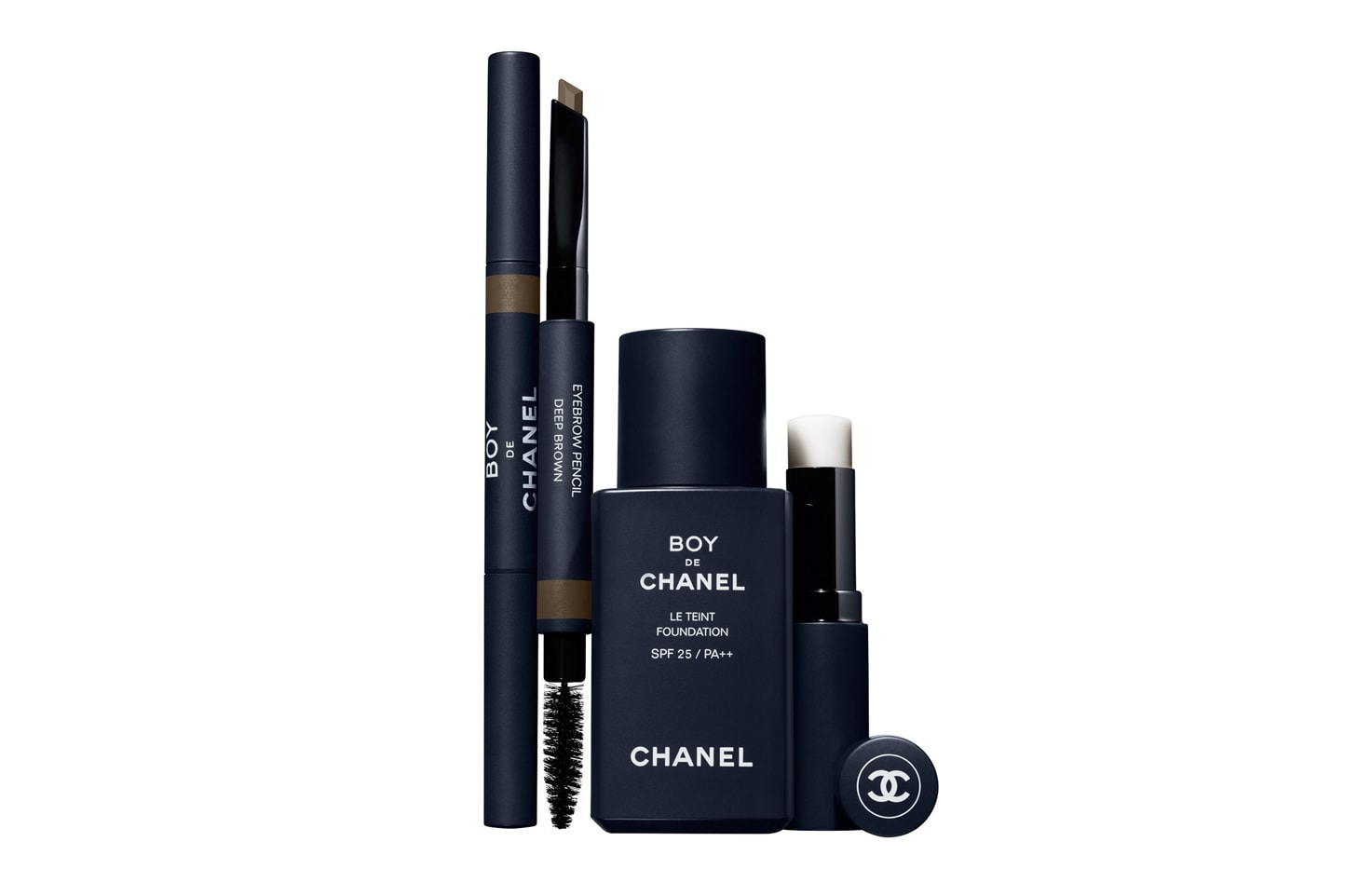 Boy de Chanel Men Makeup Line Beauty Eyebrow Pencil Tinted Fluid Lip Balm