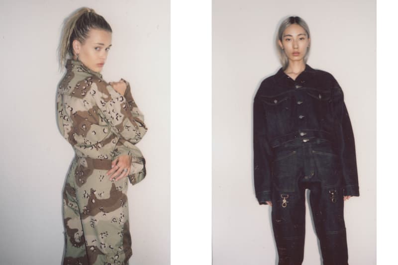 Brashy Studios Pre-Fall 2018 Collection Lookbook Cropped Jean Jacket Work Chap Desert Camo Gotland Trouser Raw Indigo