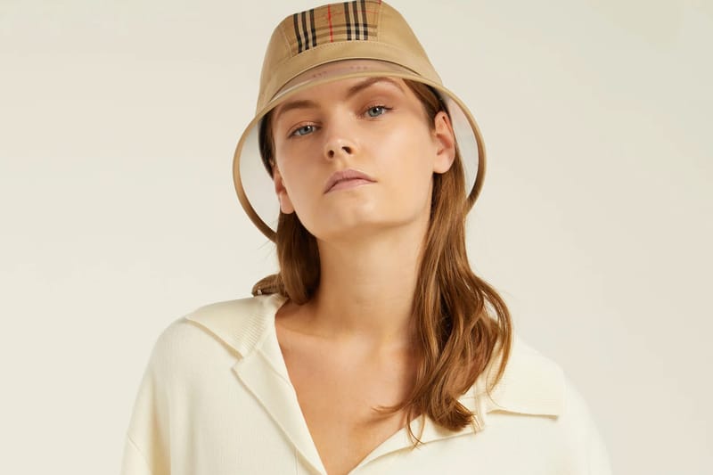 You'll Want to Get Your Hands on Burberry's New PVC Bucket Hat