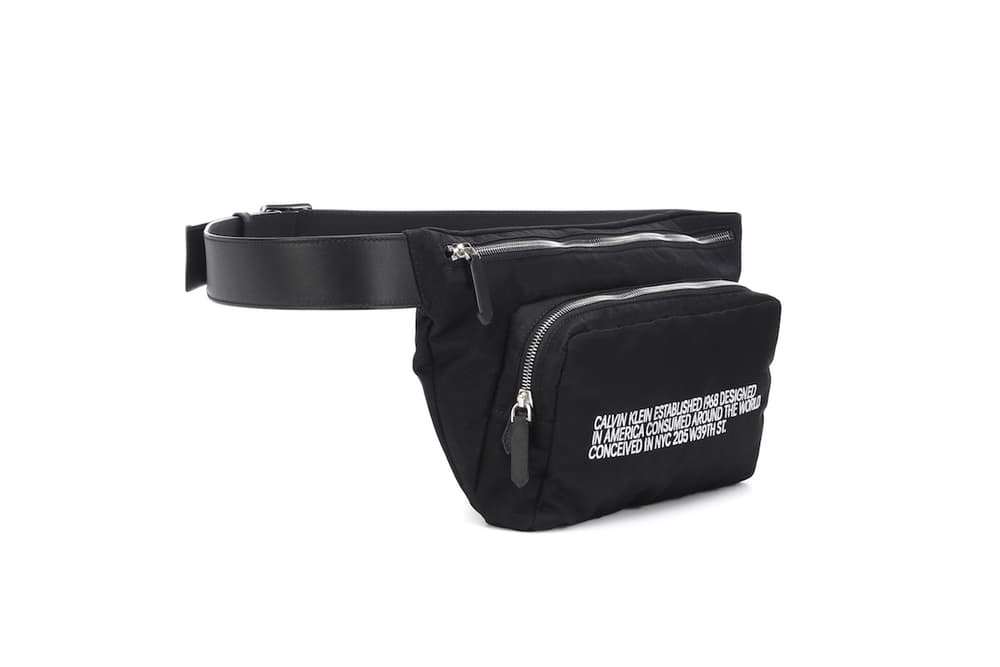 CALVIN KLEIN 205W39NYC Black Belt Bag | Hypebae