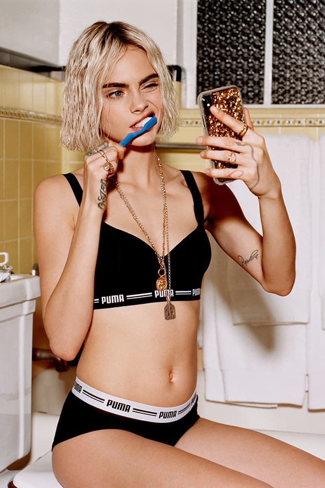 ice cream Mastermind Atticus Cara Delevingne PUMA Bodywear Campaign | Hypebae