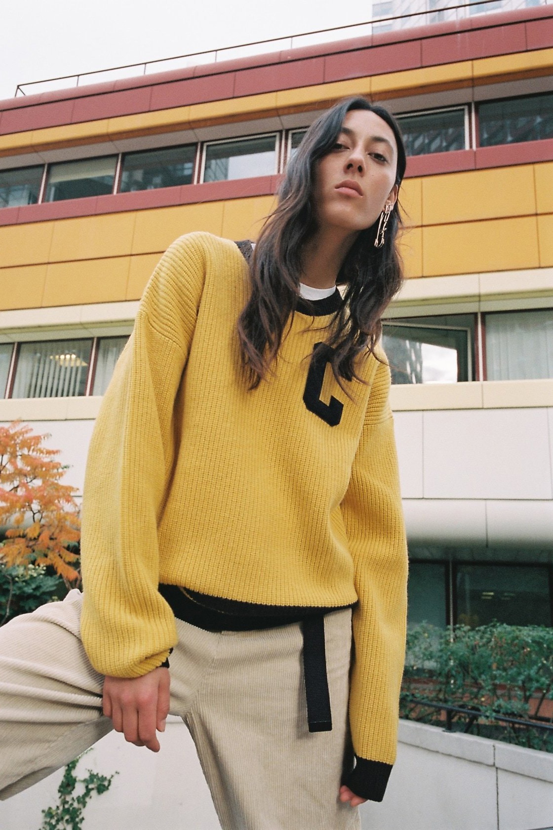 Carhartt WIP Fall/Winter 2018 Collection Lookbook Sweater Yellow