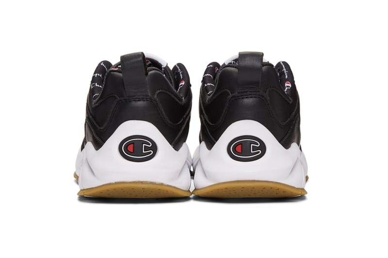 champion reverse weave black rally pro sock sneakers