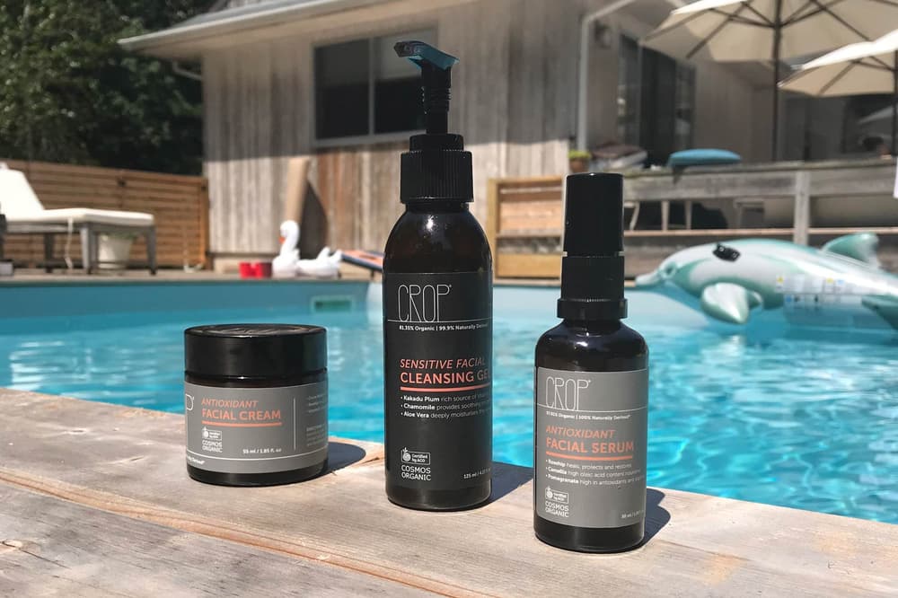 Crop Natural Antioxidant Facial Toner Sensitive Cleansing Gel Nourishing Night Cream