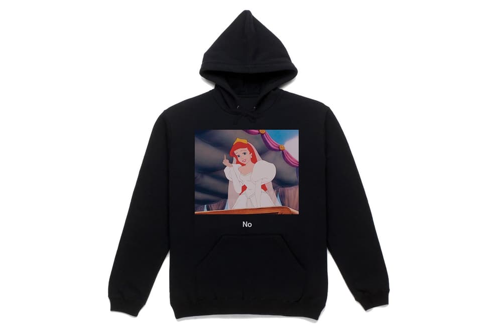 Disney Princess Saint Hoax Skim Milk Hoodie The Little Mermaid Ariel Parody Black