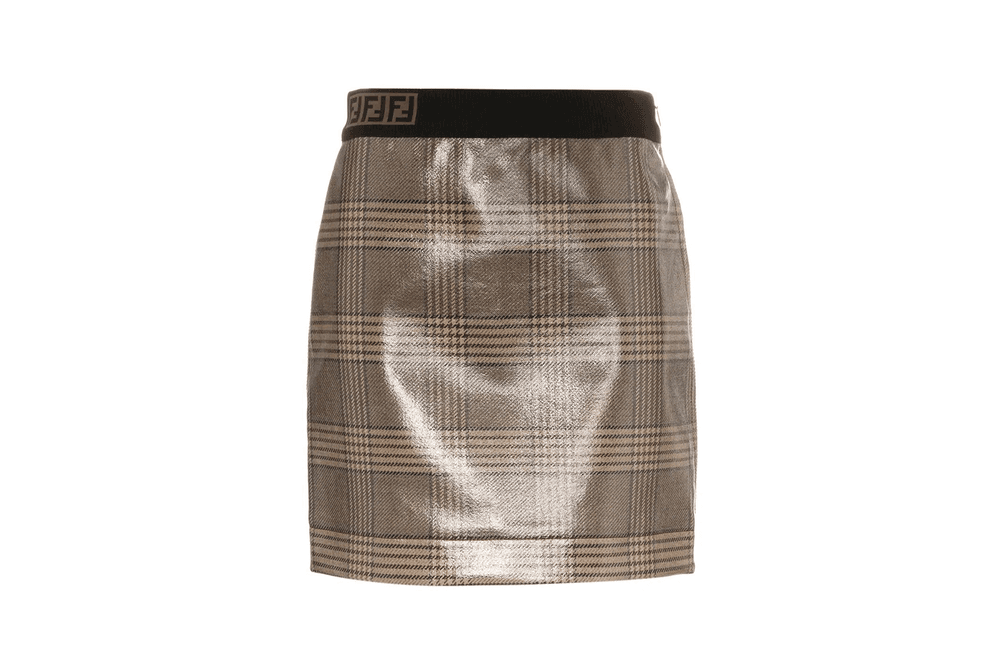 Fendi Check Mini Skirt