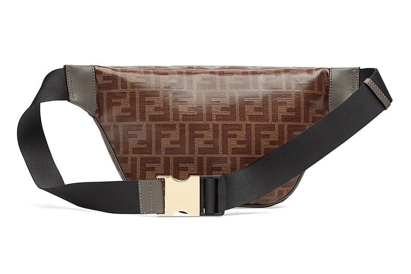 Fendi FILA Brown Monogram Fanny Pack Bum Bag